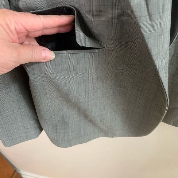 John Varvatos Star USA Size 44R Two Button Blazer Suit Jacket Gray Business - Picture 8 of 13